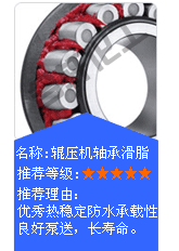 長沙合軒化工推薦—重負(fù)荷工況用油脂推薦—輥壓機軸承潤滑脂