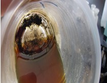導熱油結(jié)焦積碳油樣