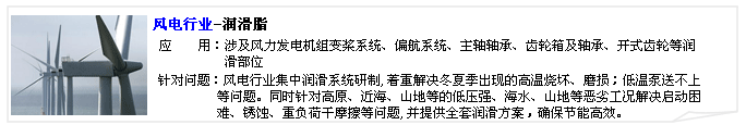 合軒風(fēng)電行業(yè)專用潤滑脂
